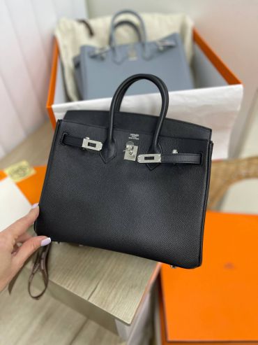 Сумка женская  Birkin, 25 cm, PHW Hermes LUX-84460