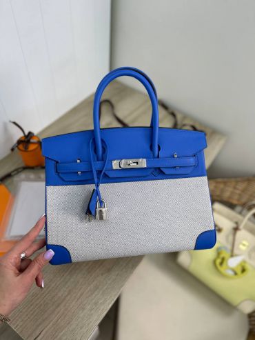 Сумка женская Birkin, 30 cm, PHW Hermes LUX-88625