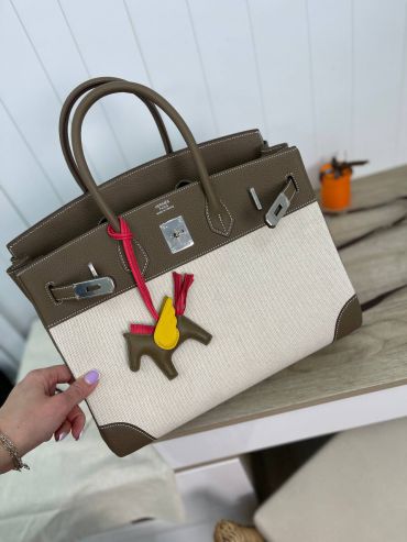 Сумка женская Birkin, 35 PHW Hermes LUX-88644