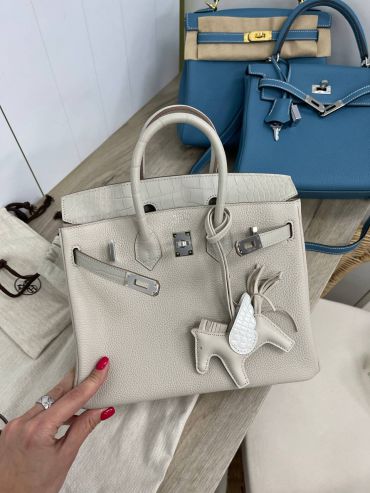 Сумка женская Birkin 25 cm, Togo Croc Hermes LUX-89845