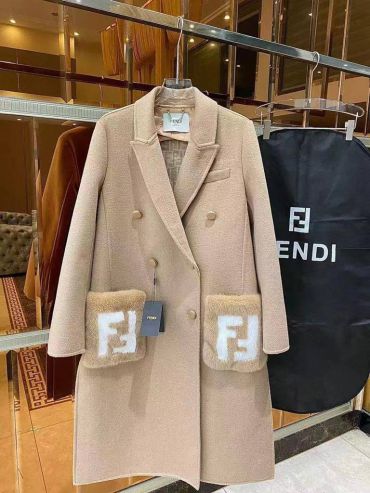 Пальто двухстороннее Fendi LUX-97598