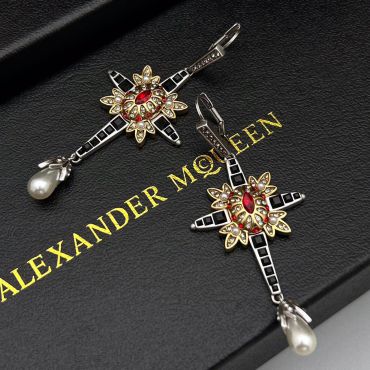 Серьги Alexander McQueen  LUX-100124