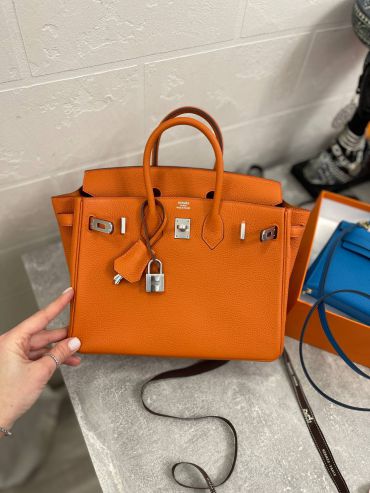 Сумка женская   Birkin 25 , PHW Togo  Hermes LUX-101478