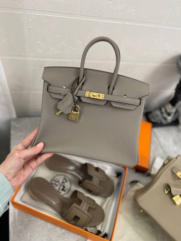  Сумка женская  Birkin, 25, togo Hermes LUX-105469