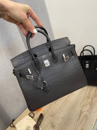 Сумка женская Birkin , 25 cm, PHW MATTE NILOTICUS Hermes LUX-106726