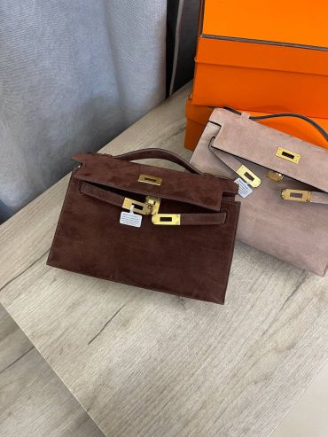 Сумка женская  Kelly Pochette, GHW Hermes LUX-108386