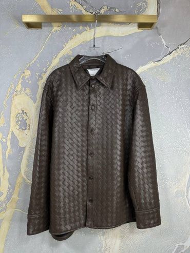 Кожаная рубашка  Bottega Veneta LUX-111686