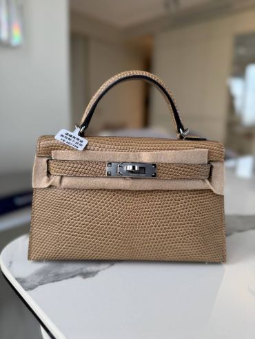 Сумка женская Kelly mini, Lezard Natura  Hermes LUX-113551