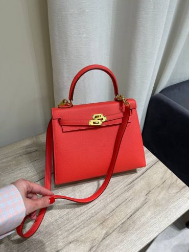 Сумка женская  Kelly, 25, GHW Epsom leather  Hermes LUX-119440