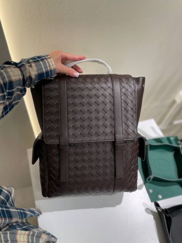 Рюкзак BV из кожи  Intrecciato 