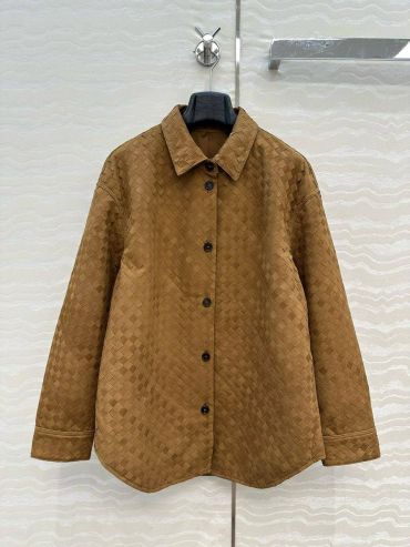 Кожаная рубашка Bottega Veneta LUX-122460