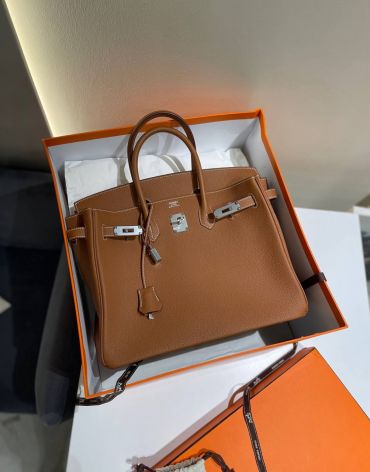 Сумка женская  Birkin, 35 PHW Hermes LUX-122498