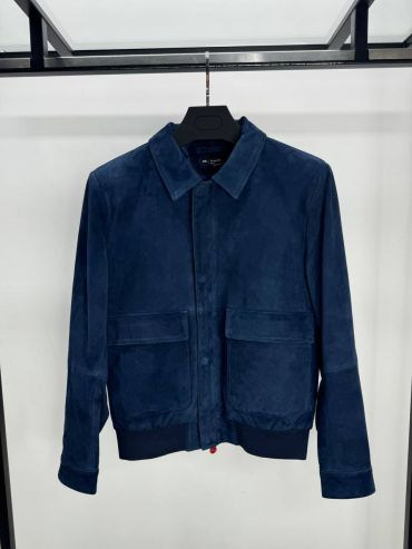 Замшевая куртка Kiton LUX-124579