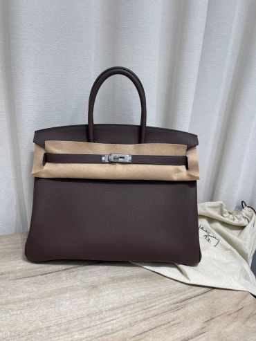 Сумка женская Birkin, 35 PHW Hermes LUX-124651
