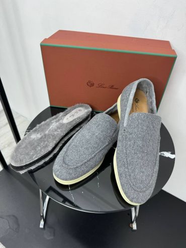 Лоферы   из натурального кашемира Loro Piana LUX-125515