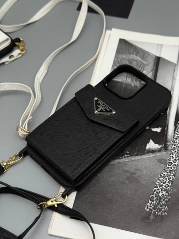 Чехол на Iphone 16 pro max  Prada LUX-125794