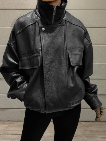 Кожаная куртка Yves Saint Laurent LUX-125997