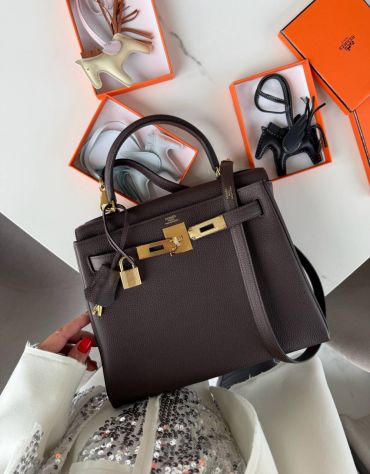 Сумка женская  Kelly, 28, GHW Hermes LUX-126028