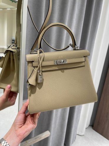 Сумка женская  Kelly 25, PHW Togo Hermes LUX-126143