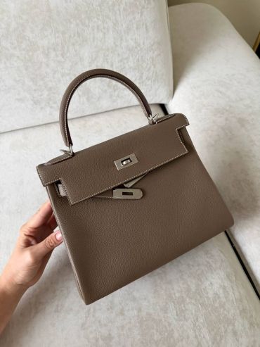 Сумка женская Kelly 25, PHW Togo  Hermes LUX-126373