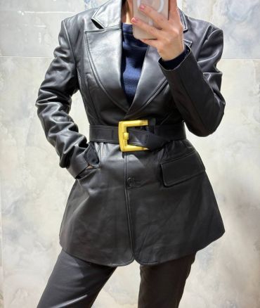 Кожаный жакет Balenciaga LUX-127694