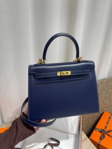  Сумка женская Kelly 25,  box leather Hermes LUX-129931