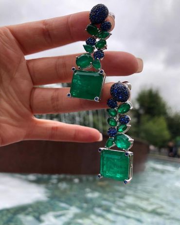 Серьги  LUX-17227