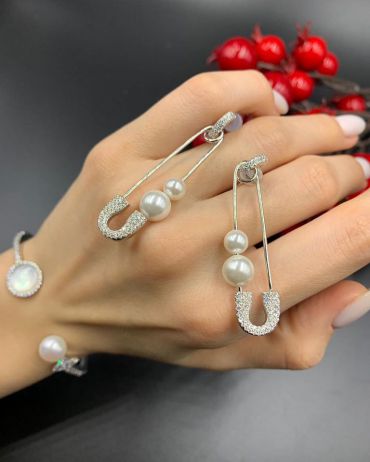 Серьги  LUX-24277