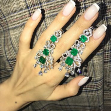 Серьги  LUX-23459