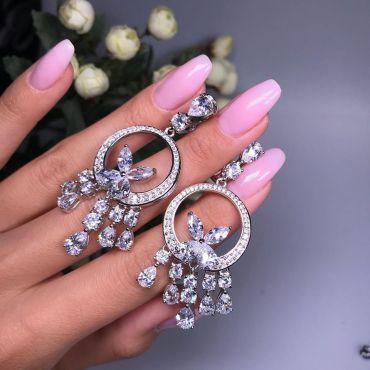 Серьги  LUX-25124