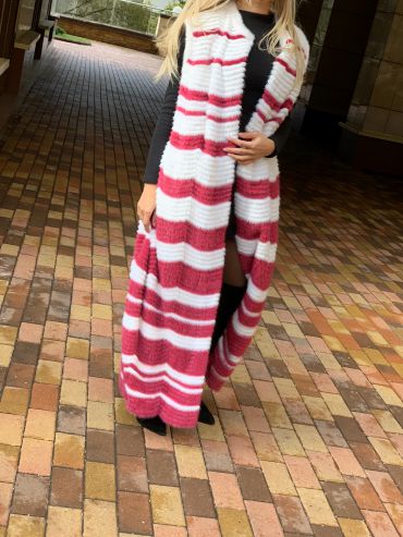 Жилет женский удлиненный  LUX-21180