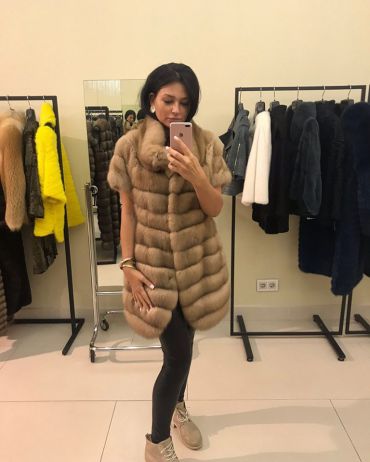 Жилет женский удлиненный  LUX-20180