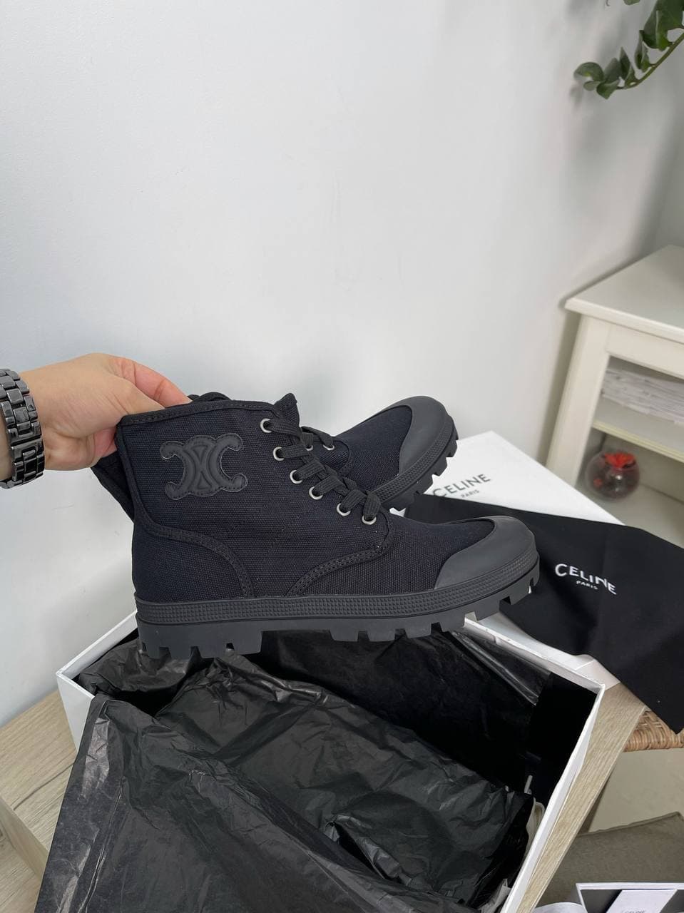 Ботинки Celine LUX-56458 фото Ботинки Celine Артикул LUX-56458