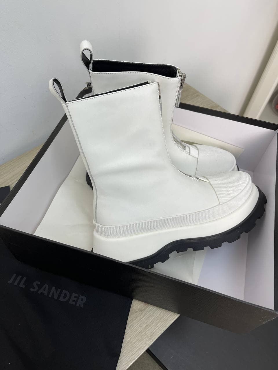 Ботинки Jil Sander LUX-57613 фото Ботинки Jil Sander Артикул LUX-57613