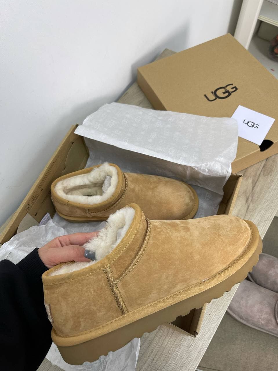 UGG Ultra Mini Tasman Chestnut Ugg Australia LUX-57871 фото UGG Ultra Mini Tasman Chestnut Ugg Australia Артикул LUX-57871