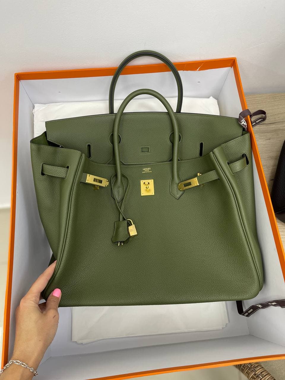Сумка женская Birkin 40 cm, togo Hermes LUX-58131 фото Сумка женская Birkin 40 cm, togo Hermes Артикул LUX-58131