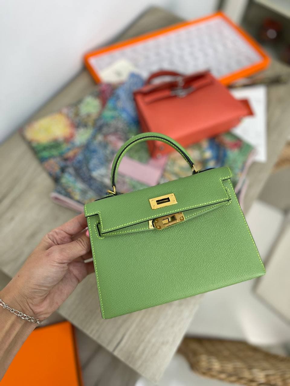 Сумка женская Kelly mini Hermes LUX-58561 фото Сумка женская Kelly mini Hermes Артикул LUX-58561