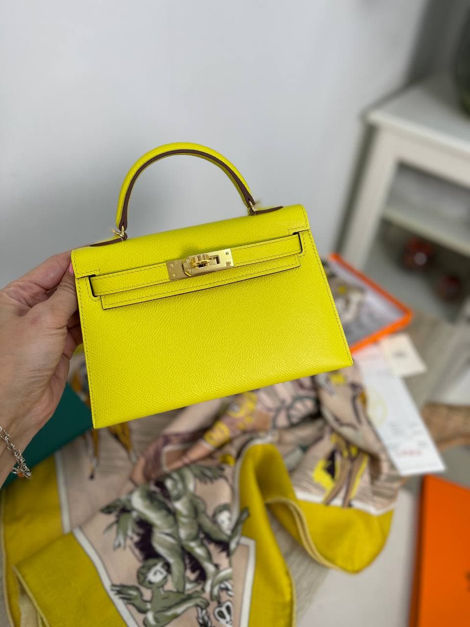 Сумка женская Kelly mini Hermes LUX-58560 фото Сумка женская Kelly mini Hermes Артикул LUX-58560