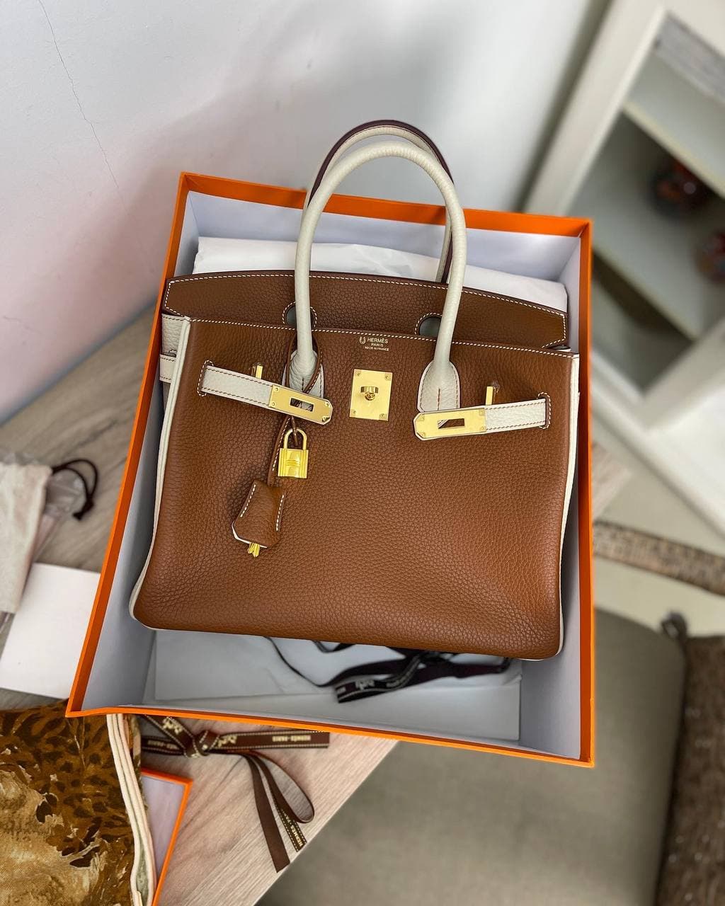 Сумка женская Birkin 30 cm, Togo Hermes LUX-59462 фото Сумка женская Birkin 30 cm, Togo Hermes Артикул LUX-59462