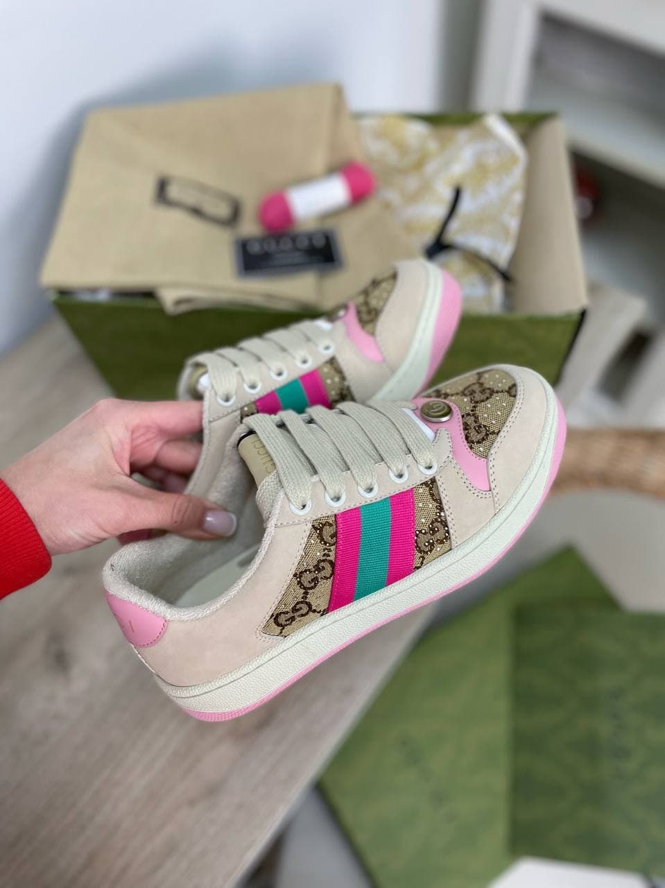 Кеды Gucci LUX-62909 фото Кеды Gucci Артикул LUX-62909