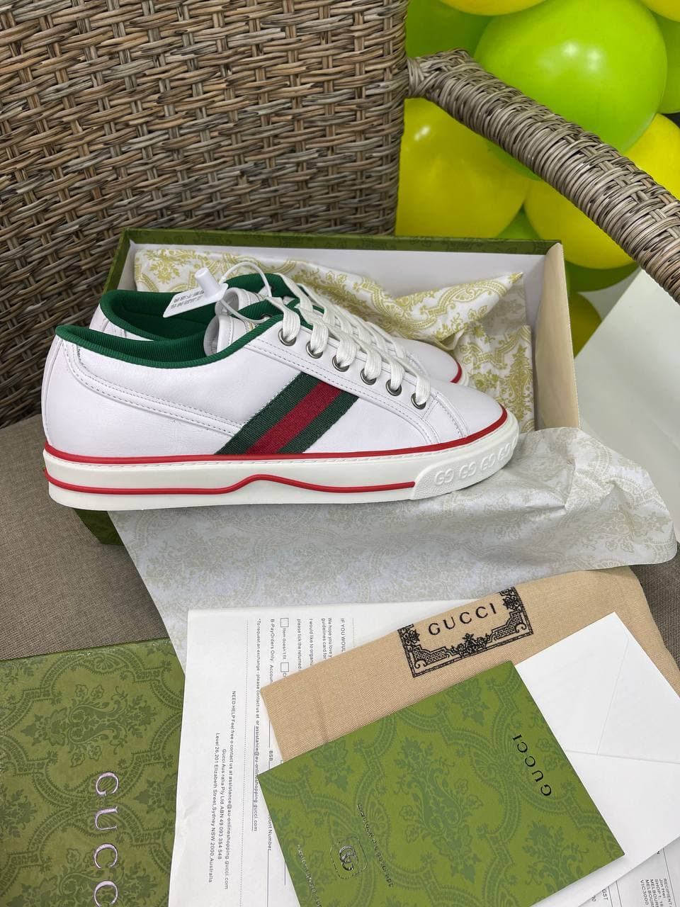 Кеды женские Gucci LUX-63948 фото Кеды женские Gucci Артикул LUX-63948