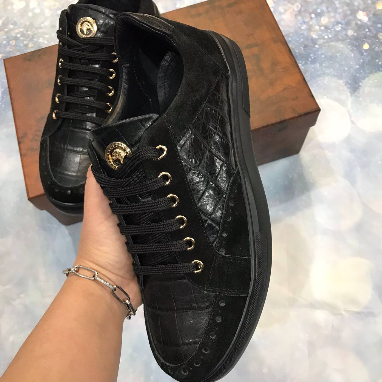 Кеды мужские Stefano Ricci LUX-64684 фото Кеды мужские Stefano Ricci Артикул LUX-64684