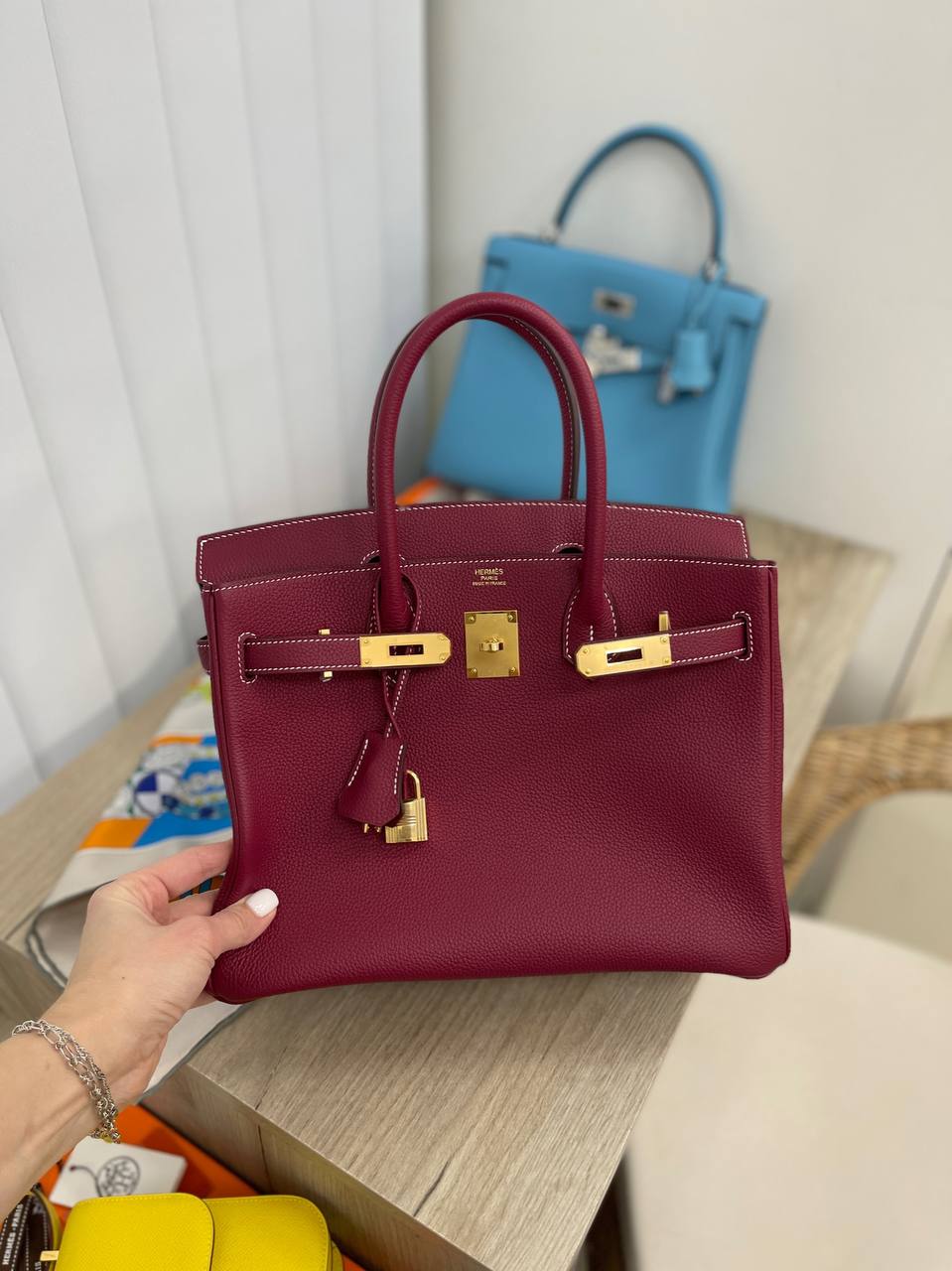 Сумка женская Birkin 30 cm, Togo Hermes LUX-65347 фото Сумка женская Birkin 30 cm, Togo Hermes Артикул LUX-65347
