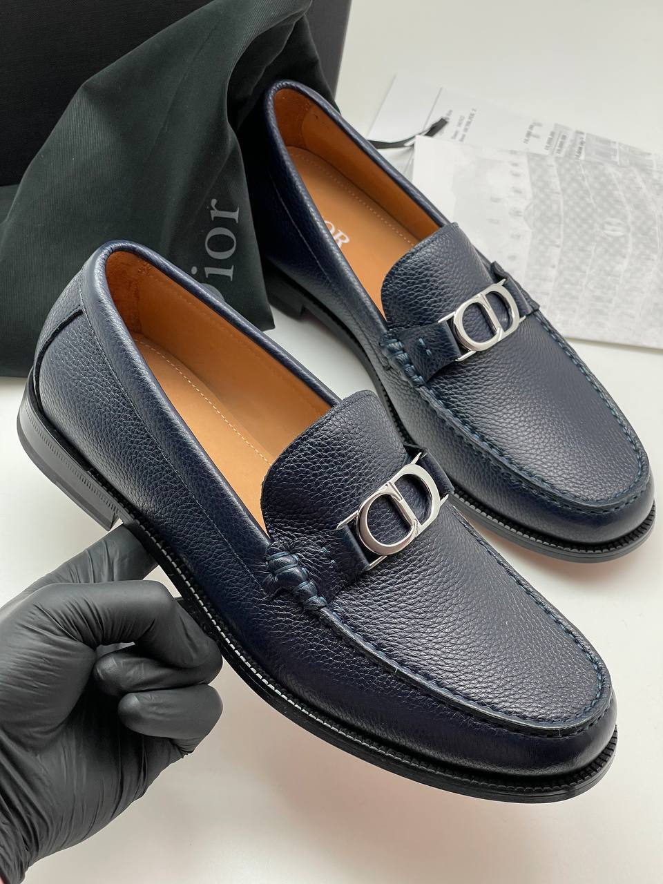 Лоферы Christian Dior LUX-65708 фото Лоферы Christian Dior Артикул LUX-65708