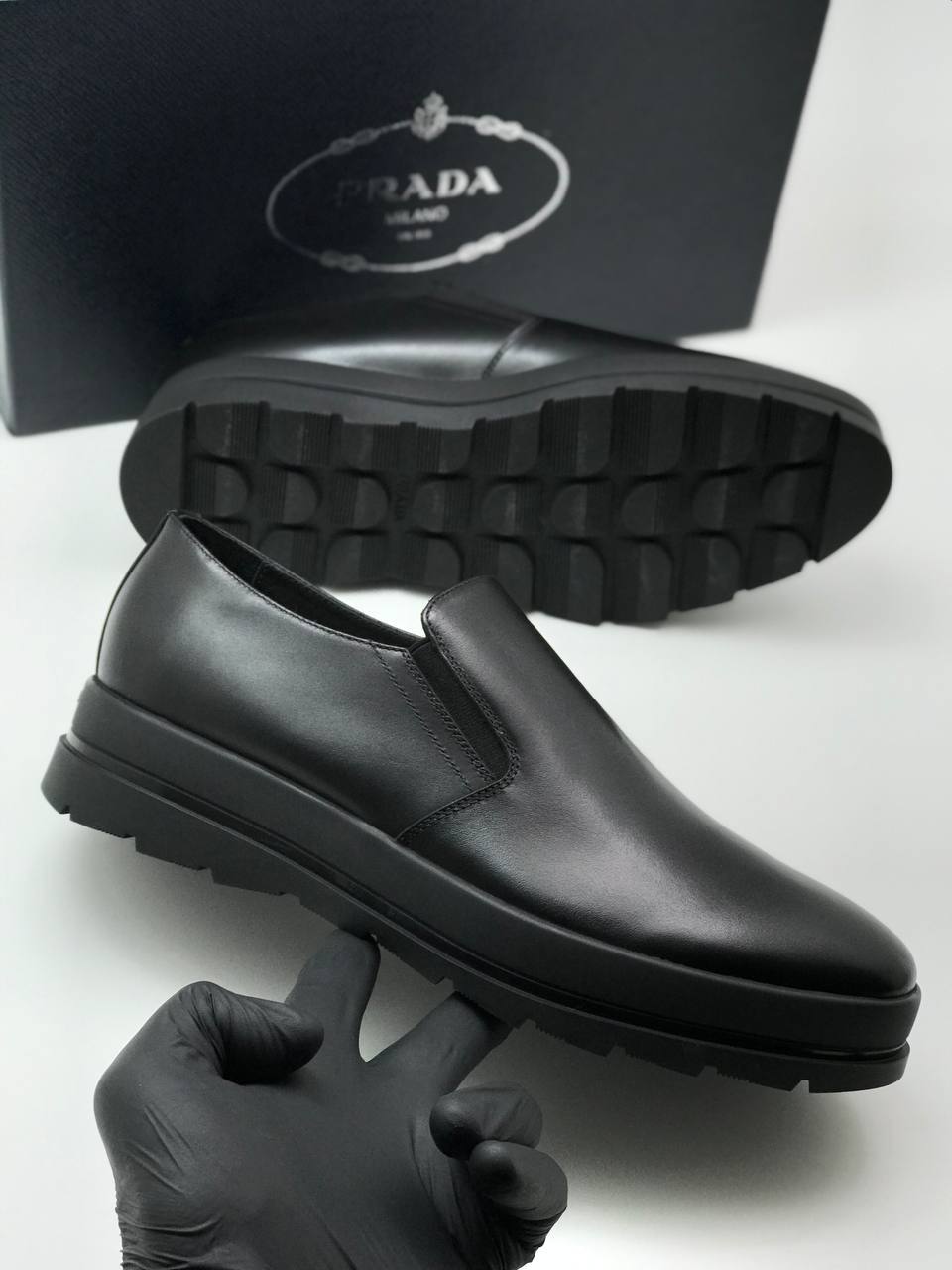Слипоны Prada LUX-66123 фото Слипоны Prada Артикул LUX-66123