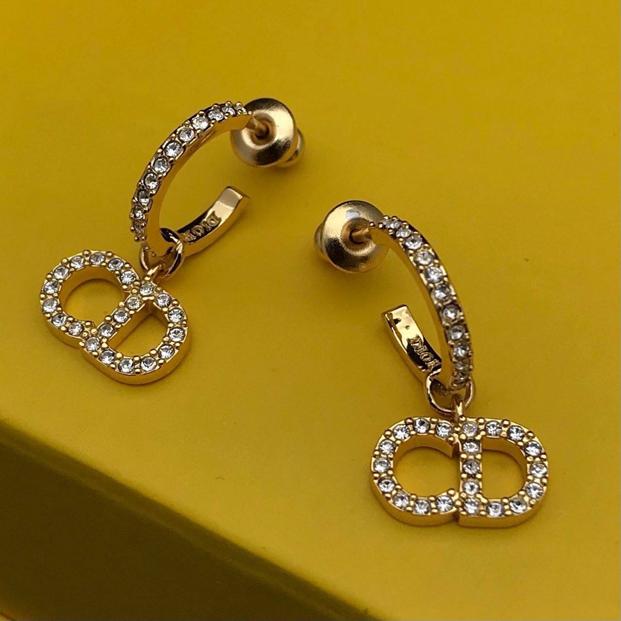 Серьги  Christian Dior LUX-124759 фото Серьги  Christian Dior Артикул LUX-124759