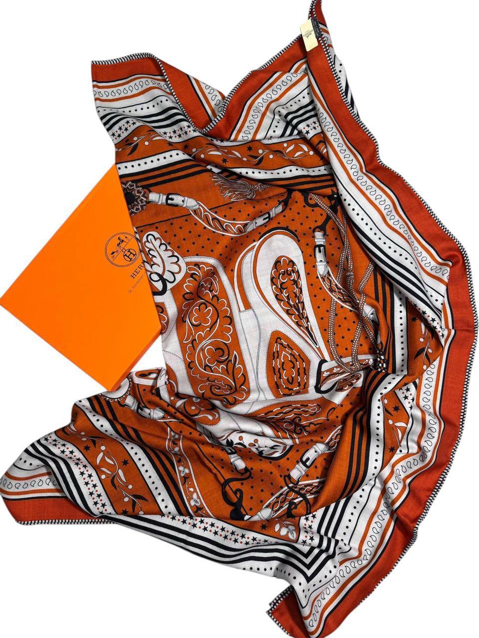 Платок Hermes LUX-125276 фото Платок Hermes Артикул LUX-125276