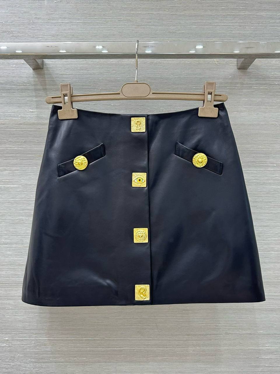 Кожаная юбка Schiaparelli   LUX-125480 фото Кожаная юбка Schiaparelli   Артикул LUX-125480