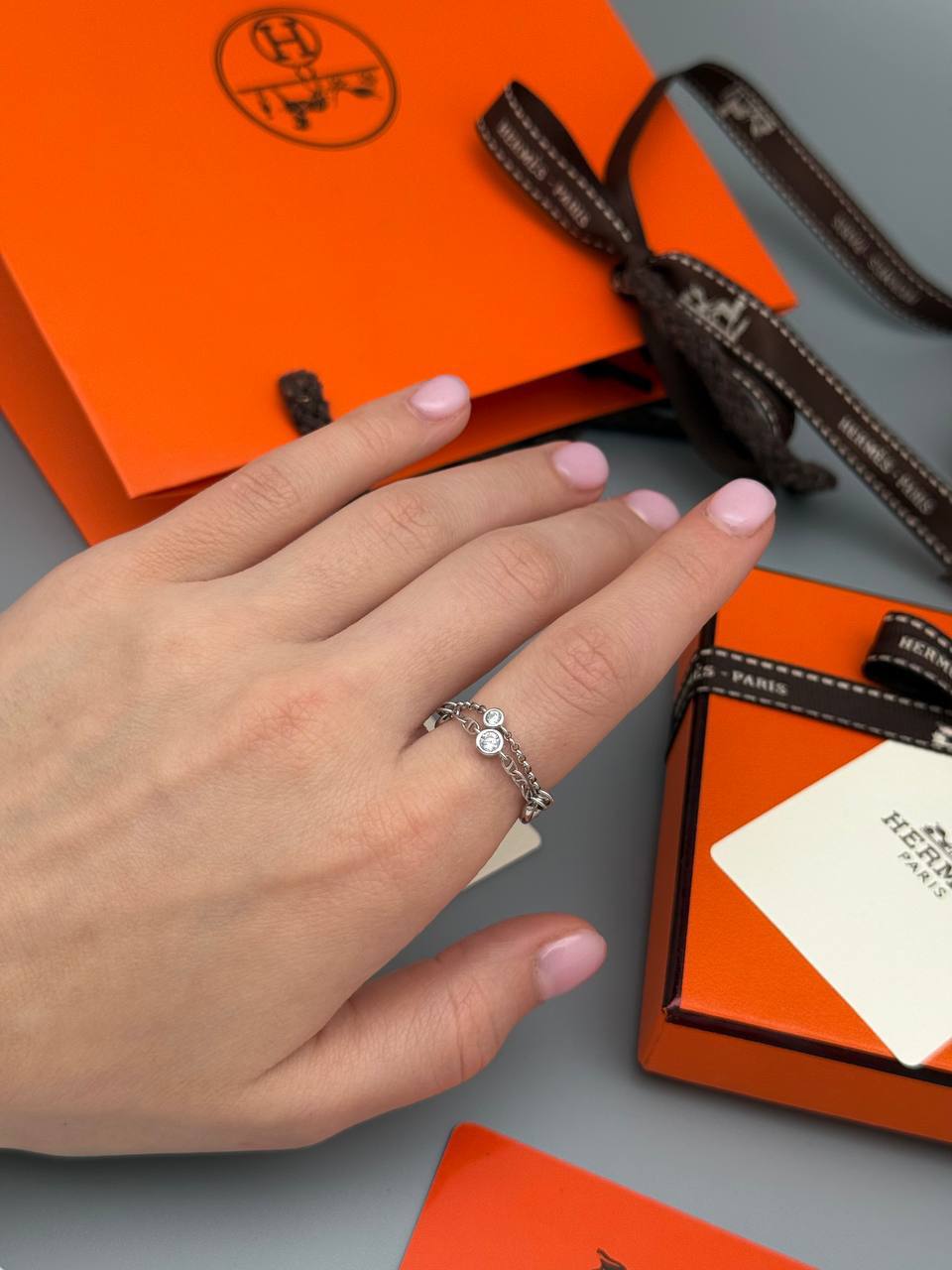 Кольцо Hermes LUX-126035 фото Кольцо Hermes Артикул LUX-126035
