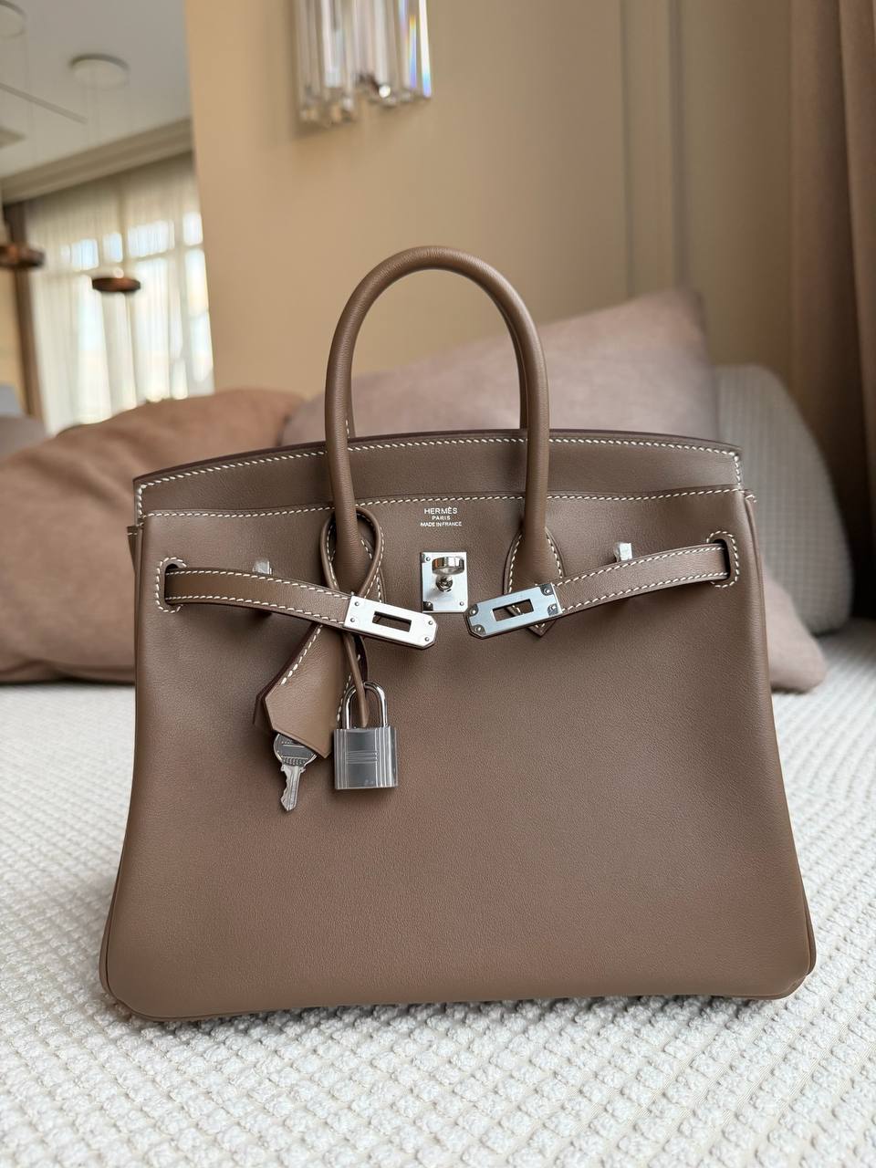 Сумка женская Birkin , 25, swift Hermes LUX-126636 фото Сумка женская Birkin , 25, swift Hermes Артикул LUX-126636